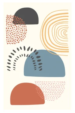 Abstract Shapes Poster Abstrakte Formen