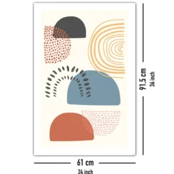 Abstract Shapes Poster Abstrakte Formen