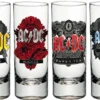 AC/DC Black Ice Schnapsgläser 4er-Set