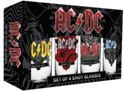 AC/DC Black Ice Schnapsgläser 4er-Set