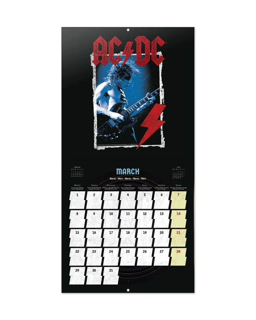 AC/DC Kalender 2027