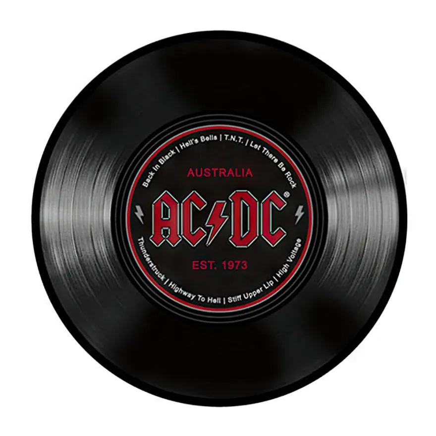 AC/DC Mousepad Schallplatte