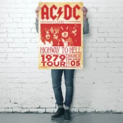 AC/DC Poster Live Highway To Hell Tour 1979