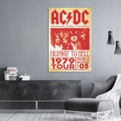 AC/DC Poster Live Highway To Hell Tour 1979