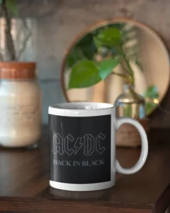 AC/DC Tasse Back in Black
