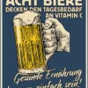 Acht Biere Blechschild