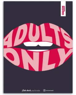 Adults Only Poster by ORION