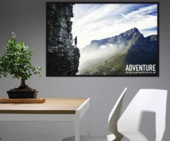 Adventure May Hurt You But Monotony Will Kill You Poster