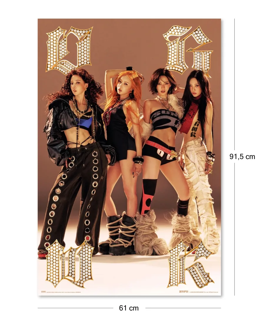 Aespa Poster Dirty Work K-Pop
