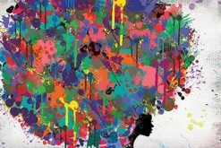 African Woman Russo Poster Pop Art