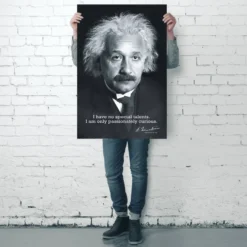 Albert Einstein Poster I Have no Special Talents..