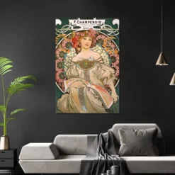 Alfons Mucha Poster Jugendstil F. Champenois 1897