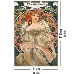 Alfons Mucha Poster Jugendstil F. Champenois 1897