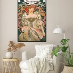 Alfons Mucha Poster Jugendstil F. Champenois 1897