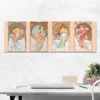 Alfons Mucha Poster Jugendstil Die Vier Künste