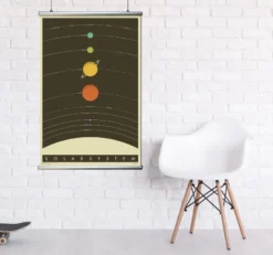 Aluminium Klemmschiene Posterleiste 70 cm (Paar)