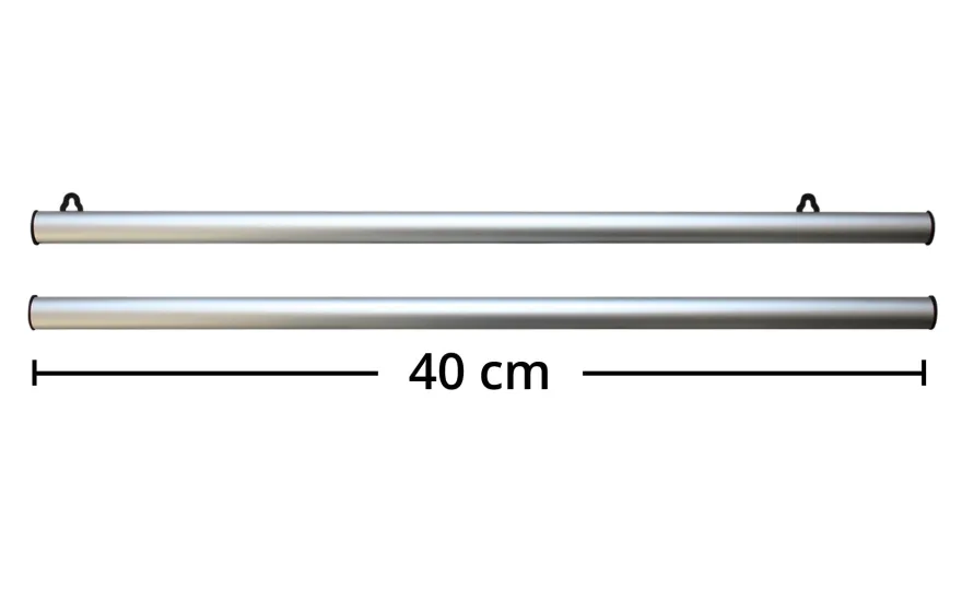 Aluminium Klemmschiene Posterleiste 40 cm (Paar)