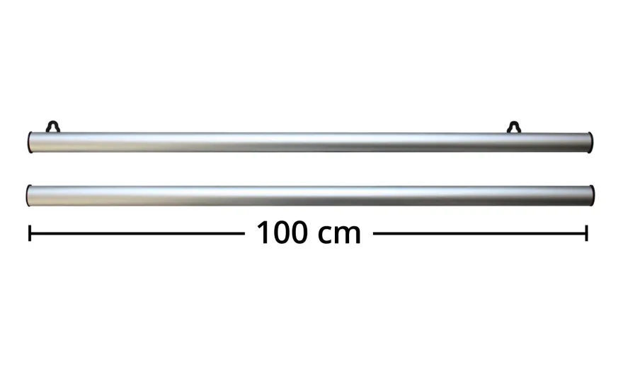 Aluminium Klemmschiene Posterleiste 100 cm (Paar)