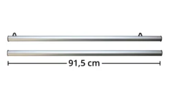 Aluminium Klemmschiene Posterleiste 91,5 cm (Paar)