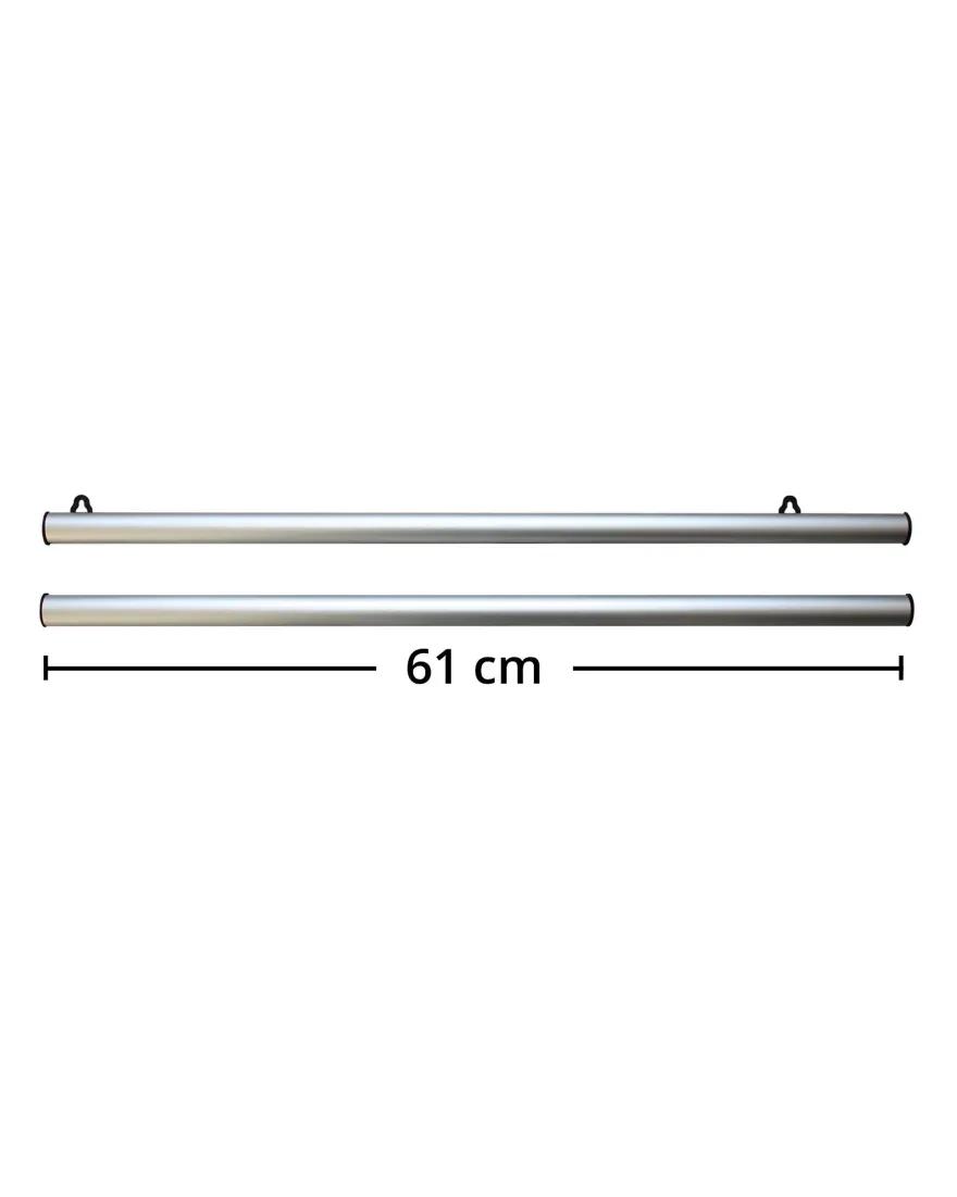 Aluminium Klemmschiene Posterleistenset 61 cm 3 Paar