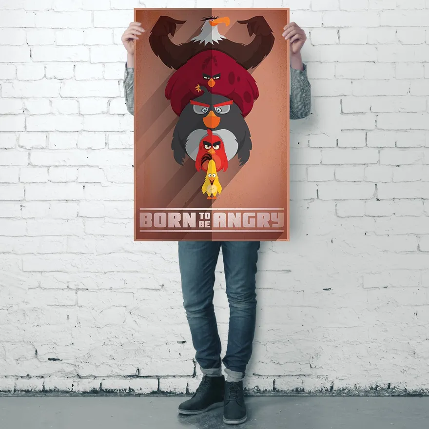 Angry Birds Poster Born to be Angry