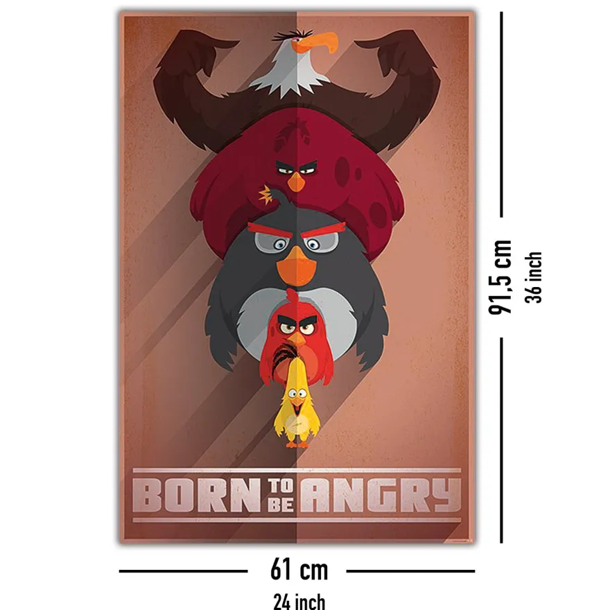 Angry Birds Poster Born to be Angry