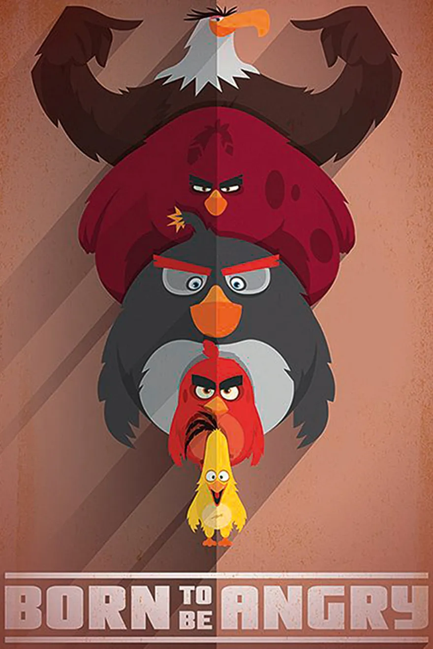 Angry Birds Poster Born to be Angry