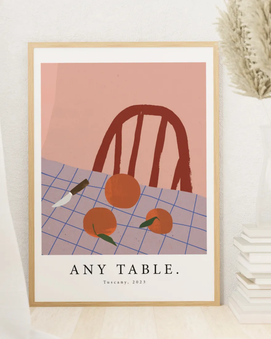 Any Table Kunstdruck