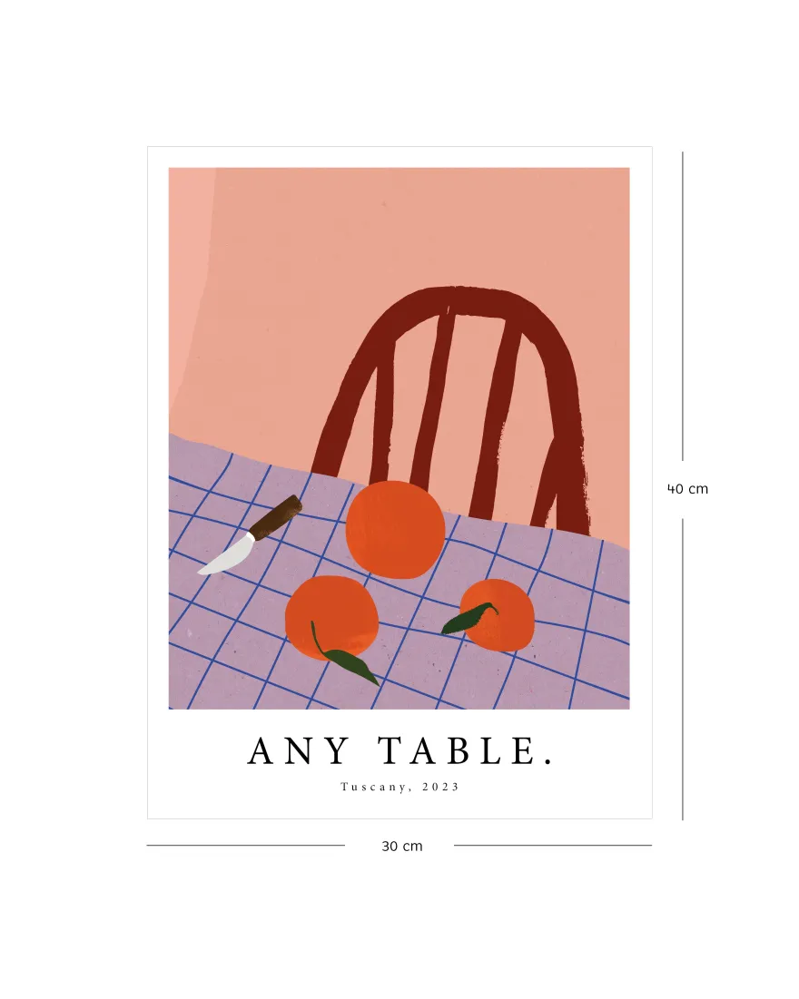 Any Table Kunstdruck