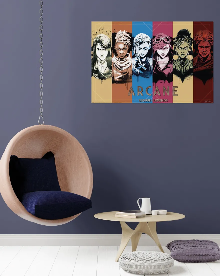 Arcane Poster Collage League Of Legends