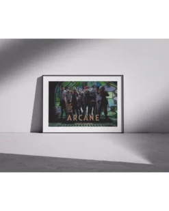 Arcane Poster Zaun Collage League Of Legends
