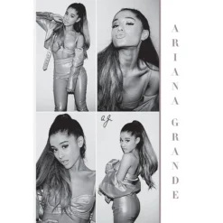 Ariana Grande Poster Black & White