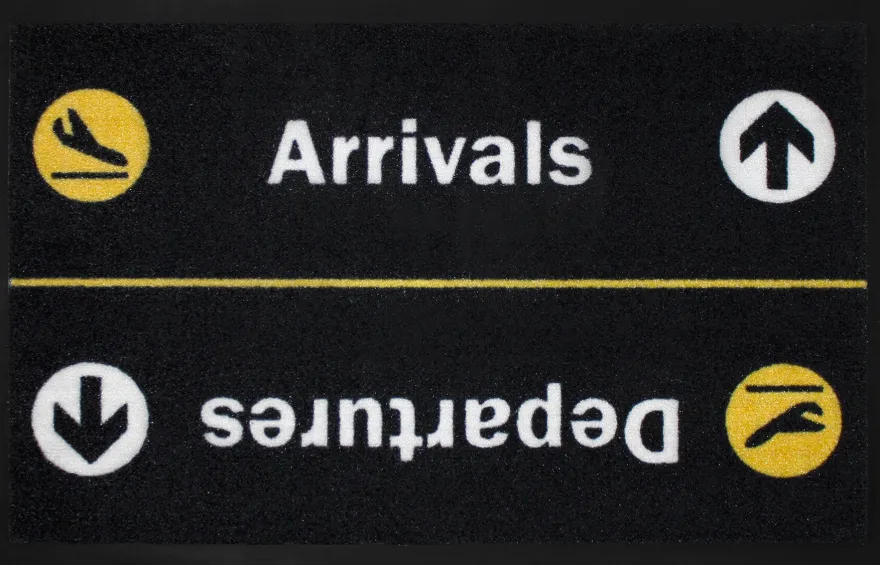 Arrivals/Departures Fußmatte