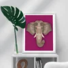 Asiatischer Elefant Kunstdruck Madeleine