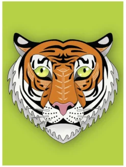 Asiatischer Tiger Kunstdruck Madeleine