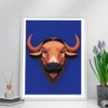 Asiatische Tiere Kunstdruck 3er-Set, Madeleine