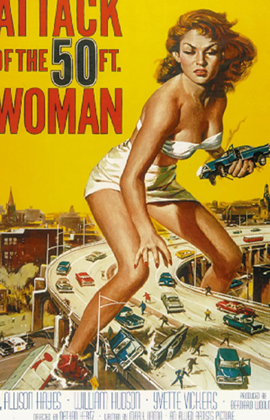 Attack Of The 50 ft. Woman Poster
