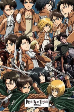 Attack On Titan Poster Collage