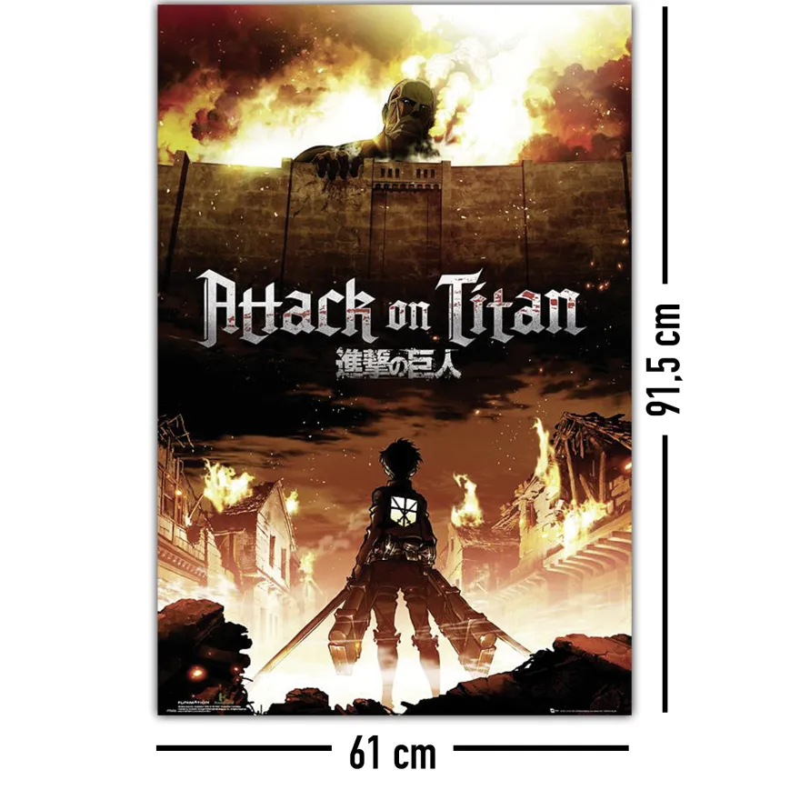Attack On Titan Poster Manga / Anime