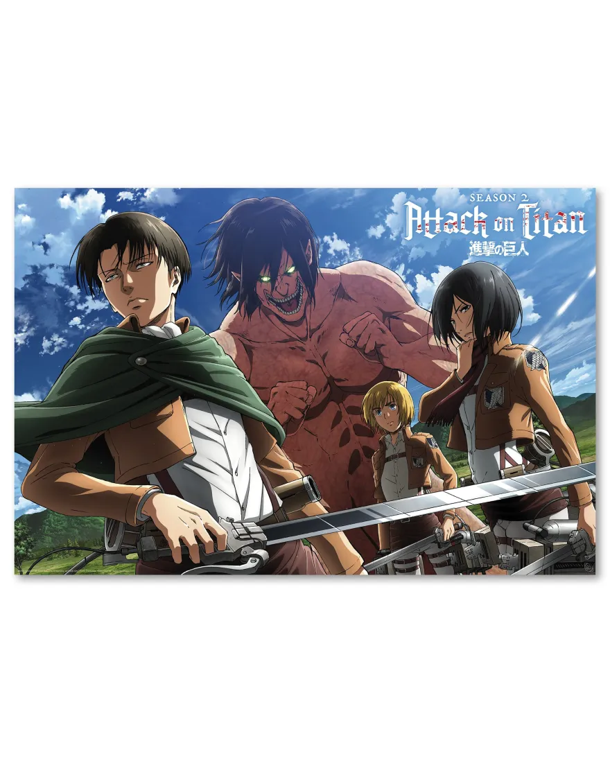Attack On Titan Poster Ready to fight!