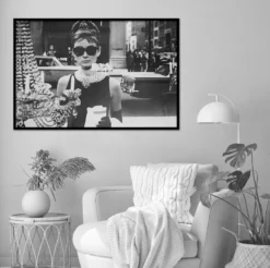 Audrey Hepburn Poster Shopping at Tiffany's