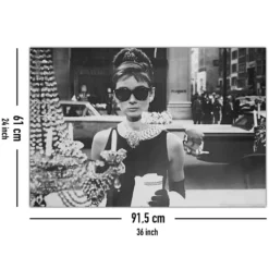 Audrey Hepburn Poster Shopping at Tiffany's