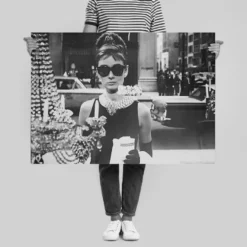 Audrey Hepburn Poster Shopping at Tiffany's