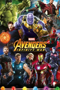Avengers Infinity War Poster Helden