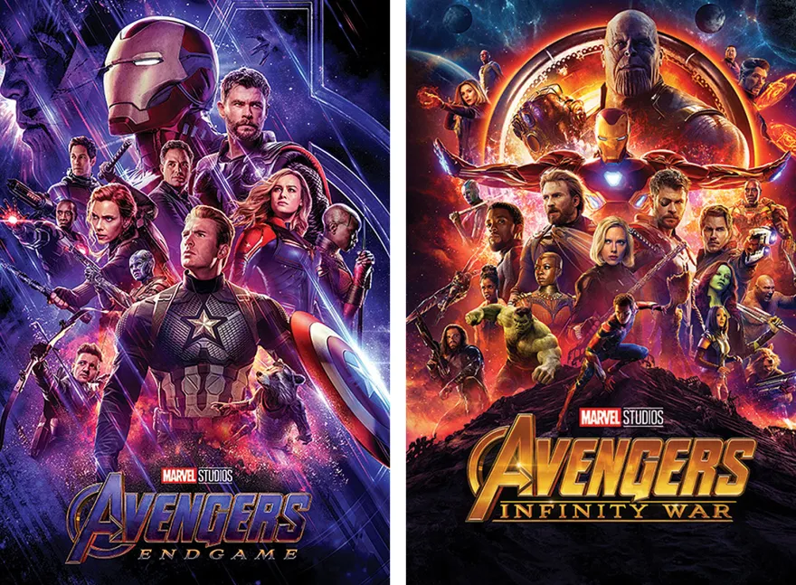 Avengers Poster 2er-Set Infinity War & Endgame