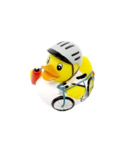 Badeente Fahrradfahrer