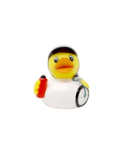 Badeente Fahrradfahrer