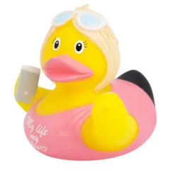 Badeente Influencerin Quietscheente