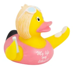 Badeente Influencerin Quietscheente