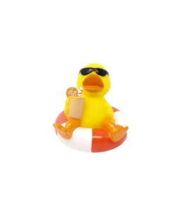 Badeente mit Schwimmring Summertime